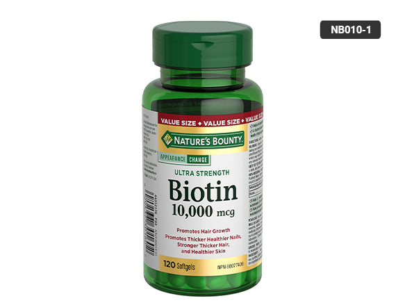 Natures Bounty Biotin 10000mcg 120 Softgels in Sri Lanka